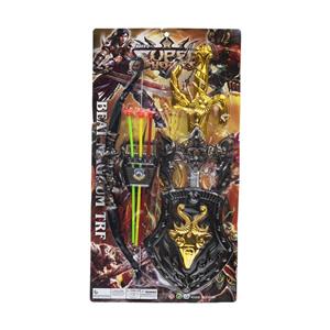 ست شمشیر اسباب بازی کد 50 به همراه تیر و کمان