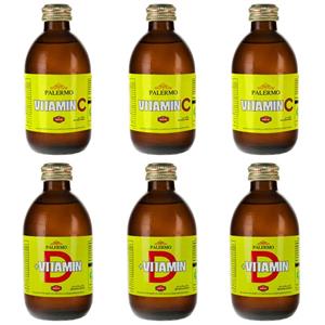 نوشیدنی گازدار پالرمو حجم 240 میلی لیتر  بسته 6 عددی Palermo Drink 240 ml Pack of 6