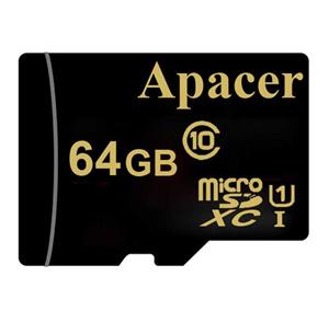 کارت حافظه اپیسر میکرو اس دی ایکس سی 64 گیگابایت کلاس 10 با سرعت 85 مگابایت در ثانیه به همراه آداپتور تبدیل