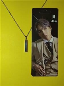 گردنبند اعضای BTS – سوگا Suga – طرح ۰۳