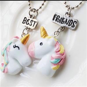 گردنبند بست فرند طرح یونیکورن