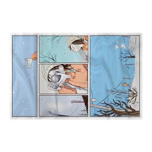 کاغذ کادو ترمه طراحان ایده مدل  کارتونی زمستان کد strm0664