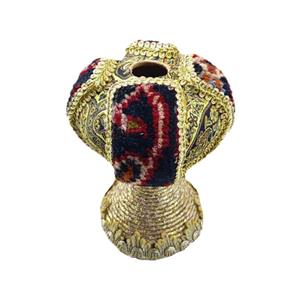 گلدان سفالی مدل فرش دستبافت کد tz-2.0.0.2