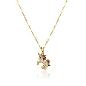 آویز طلا کودک طرح اسب کد kp612