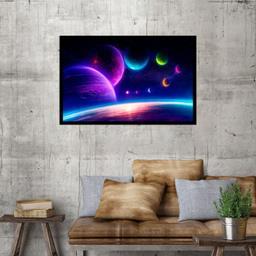 تابلو بکلیت طرح کهکشان سیاره ها مدل B-bu1352