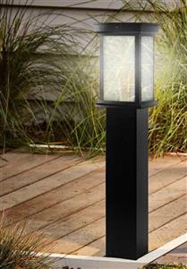 چراغ حیاطی چمنی 60 سانتیمتر آلومینیوم روشان با لامپ