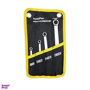 آچار دوسر رینگی ستاره ای تاپکس مدل E کد YP-TP-S400SET مجموعه 4 عددی