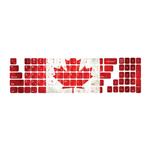 برچسب  حروف فارسی کیبورد طرح Canada  کد 102