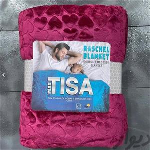 پتو مسافرتی تیسا یک نفره مدل قلبی سایز 150×220 سانتی متر کد 2020