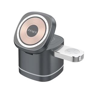 شارژر مغناطیسی پاوا مدل PW-MG31IPWA-BK