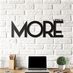 استیکر چوبی هوم لوکس طرح Less is More