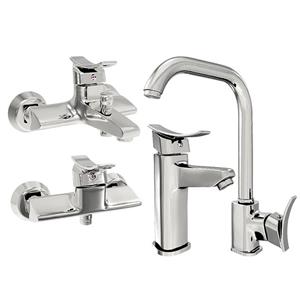 ست شیرآلات برلیان مدل هراز مجموعه 4 عددی