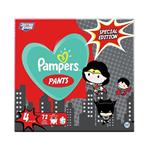 پوشک شورتی پمپرز لهستان Pampers PANTS سایز 4 کارتن 72 عددی