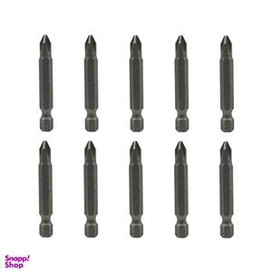 سری پیچ گوشتی چهارسو روبی تام مدل بیت خور کد YP-PH2*50MM بسته 10 عددی
