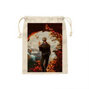 کیسه نان و سبزی ترمه طراحان ایده طرح جوجوتسو کایسن Jujutsu Kaisen کد strm0436 - S
