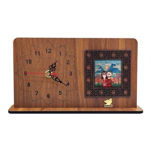 ساعت رومیزی مبین ایده مدل همسرانه B-h72