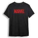 تی شرت آستین کوتاه مردانه مدل Marvel کد M49 رنگ مشکی 