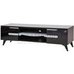 میز تلویزیون سامسونگ مدل R414 مشکی نقره ای Tv Stand R414 Black Silver Gloss