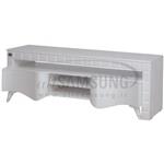 میز منحنی تلویزیون سامسونگ مدل R804 سفید لیزری Tv Stand R804 Laser White Curve