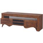 میز منحنی تلویزیون سامسونگ مدل R804 آنتیک کاج Tv Stand R804 Antique Kaj Curve