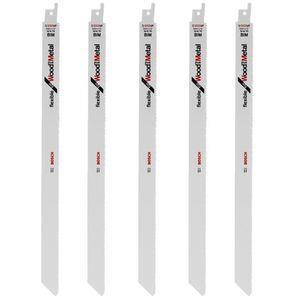 تیغ اره افقی بر بوش مدل فلز و چوب بر S1222VF-300MM مجموعه 5 عددی