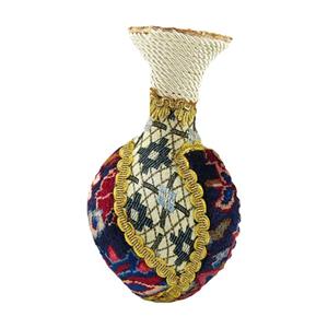 گلدان سفالی مدل فرش دستبافت کد tbz-32