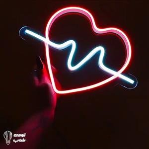 چراغ نئونی مدل ضربان و قلب
