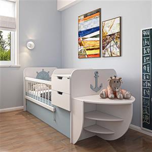 تخت خواب کودک اعیان کد FH667 سایز 80x180 سانتی متر