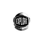 استیکر لپ تاپ طرح Explore کد 198