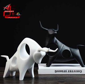 مجسمه دکوری بوفالو جفتی کد 320