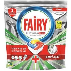 قرص ماشین ظرفشویی فیری پلاتینیوم پلاس Fairy Platinum Plus با رایحه لیمو 50 عددی
