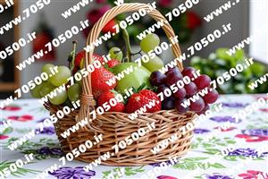 عکس سبد میوه طبیعی