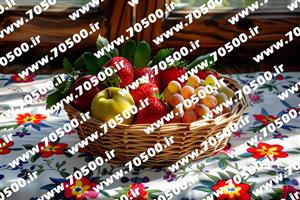 ایده نقاشی سبد میوه