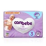 پوشک بچه جان ببه canbebe ekonomik paket سایز 3 (45عددی)