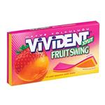 آدامس ویویدنت VIVIDENT FRUIT SWING با طعم توت فرنگی و نارنگی بسته 14 عددی