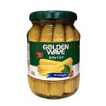 بیبی کورن گلدن وی Golden Wave Baby Corn با سرکه طبیعی 370 گرم 