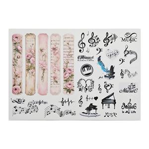 برچسب کاترینکا طرح برش خورده بولت ژورنال و اسکرپ بوک مدل A5 Music -