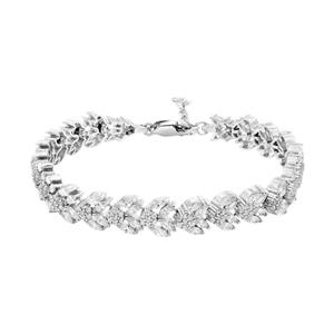 دستبند نقره زنانه گالری رضازاده مدل آهوی ماه 0213 -