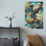 پوستر گوفی مدل والپیپر انیمه قلعه هاول طرح Howell Castle Anime Art Wallpaper کد CLOUD72