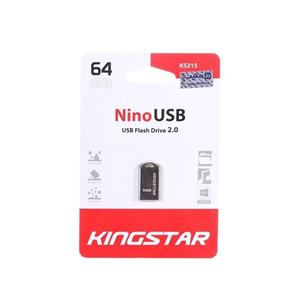 فلش مموری کینگ استار مدل Nino KS215 ظرفیت 64 گیگابایت Kingstar Flash Memory 64GB 