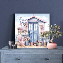 تابلو شاسی لاژید مدل اسم سلین طرح نقاشی