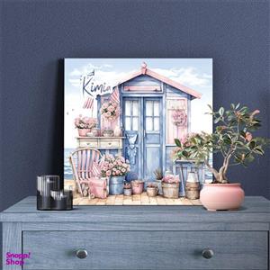 تابلو شاسی لاژید مدل اسم کیمیا طرح نقاشی