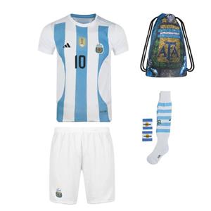 ست شش تکه لباس ورزشی پسرانه مدل آرژانتین طرح مسی 2025