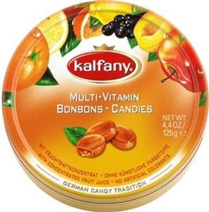 آبنبات مولتی ویتامین کالفانی kalfany Multi-Vitamin وزن 150 گرم 