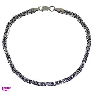 دستبند نقره مردانه گیرا مدل G0184 -