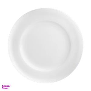 بشقاب غذاخوری چینی زرین ایران مدل ایتالیا اف 25 درجه سه بسته 6 عددی