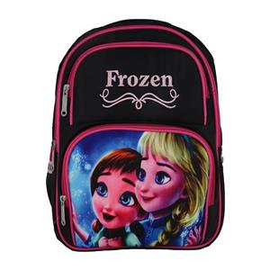 کوله پشتی مدرسه ای دخترانه مدل السا و آنا کد NA-0590