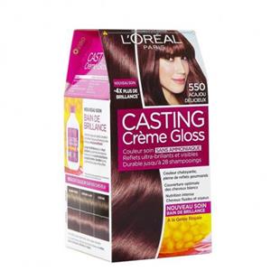 کیت رنگ مو لورآل شماره 550 کستینگ کرم گلاس  LOreal Casting Creme Gloss Hair Color Kit 550