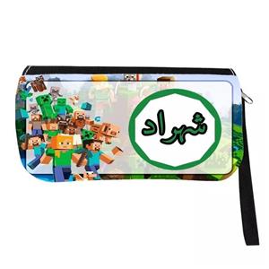 جامدادی مدل اسم شخصی طرح ماینکرافت اسم شهراد کد 0385