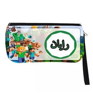 جامدادی مدل اسم شخصی طرح ماینکرافت اسم رایان کد 0351